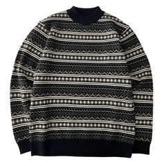 Threebooy Winter Sweaters Men Slim Fit Warm Fashion Retro Knitted Pullovers Men Korean Casual Long Sleeved Sweaters Mens Jumper Clothes