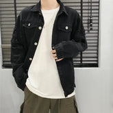 Threebooy Men's Clothing Outerwear Coats Models 2024 Japanese Vintage Clothing Korean Popular Clothes Spring Jackets Style Original