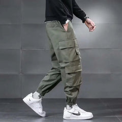 Threebooy Working Pants Men's Autumn Trendy and Versatile Handsome Casual Niche Trendy Brand