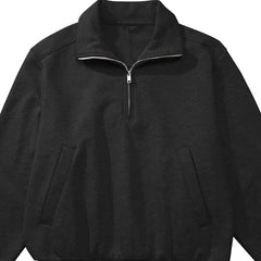Threebooy Mens Half Zip Pullover Collar Sports Jacket man Solid Color Casual Outdoor Fitness Lightweight Windbreaker Sportswear Active Top