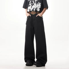 Threebooy Big boy Jeans for Men Streetwear Baggy Jeans Washed Denim Leisure Simple Dime Pants straight Women Jeans Mujer Hot traf jean