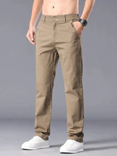 Threebooy Stretch Men Casual Pants Autumn New Straight Formal Trousers Work Business Dress Fashion Male Comfort Brand Pants