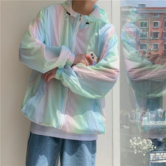Threebooy Sunscreen Shirt Summer Hoodie Men's Skin Ice Silk Men Anti Uv Clothes Hoodies Coats Jackets Clothing