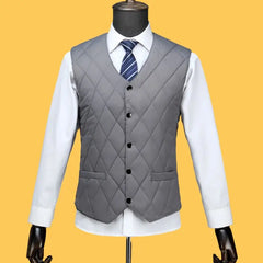 Threebooy New Down Cotton Vest Men's Winter Warm Middle-aged and Elderly Vest Vest Horse Clip Daddy's Suit Short