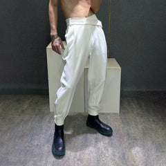 Threebooy Autumn And Winter High-End Casual Y2k Pants Mens American Street Fashion Drape Trousers Trousers Handsome Harem Pants Leggings