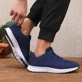 Threebooy Lightweight Men's Casual Shoes Breathable Comfortable Men's Casual Sneakers New Outdoor Anti Slip Walking Shoes Sizes 36-44