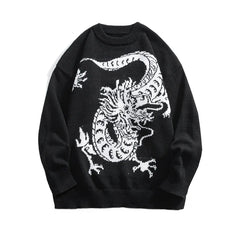 Threebooy Male Clothes Christmas New in Sweaters Knitwear Men's Winter Sweater Luxury Clothing Pullover Knit Printed Jumper
