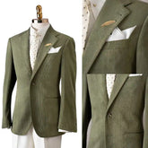 Threebooy Minimalist Men Suit 2 Pieces Blazer Pants Single Breasted Notched Lapel Formal Occasion Party