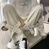 Threebooy Corduroy Cargo Pants Men Streetwear Black Cargo Trousers Male Hip Hop Harajuku Brown Loose Japanese Vintage Korean