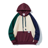 Threebooy Spring Men's Hoodie Sweatshirt Men Hooded Patchwork Daily Pullover Sports Streetwear Designer Autumn Clothing Hoodies