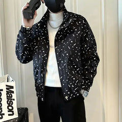 Threebooy Zip V Male Coats New In Casual Cold Original Brands Y2k Aesthetic Deals Harajuku Men's Jackets Korean Reviews Many Joker Stylish
