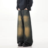 Threebooy Big boy Jeans for Men Streetwear Baggy Jeans Washed Denim Leisure Simple Dime Pants straight Women Jeans Mujer Hot traf jean