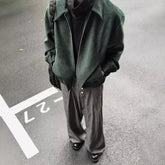 Threebooy American Retro Clean Fit High Street Jacket Men with Sense Luxury Niche Design Baseball Jacket