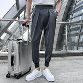 Threebooy Trouser Men Solid Color Pants High Quality Men Dress Pant British Style Pant Men Formal Wear Men Casual Pants 29-36