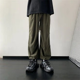 Threebooy Men Harem Pants Harem Pants Men Solid Elastic Waist Streetwear Joggers Loose Ankle Sport slacks Length Pockets Trousers bloomers