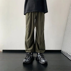 Threebooy Men Harem Pants Harem Pants Men Solid Elastic Waist Streetwear Joggers Loose Ankle Sport slacks Length Pockets Trousers bloomers