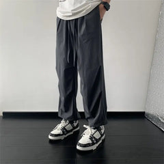 Threebooy Men Harem Pants Harem Pants Men Solid Elastic Waist Streetwear Joggers Loose Ankle Sport slacks Length Pockets Trousers bloomers