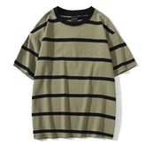 Threebooy Mew Men T Shirt Color Block Print 3 Color Optional Tee Shirts Simple High Street Basic All Match Cargo Tops Mens Streetwear