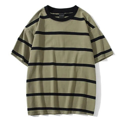 Threebooy Mew Men T Shirt Color Block Print 3 Color Optional Tee Shirts Simple High Street Basic All Match Cargo Tops Mens Streetwear