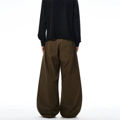 Threebooy Y2K American Baggy Pants Men's 100% Cotton Fashion Vintage Autumn Wide-leg Casual Trousers Oversize Loose Streetwear