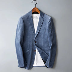 Threebooy Men's Autumn Spring Solid Warm Flannel Suit Jacket Casual Loose Sports Plus Size Thickened High-Grade Soft Outdoor Wear Coat