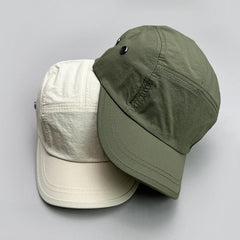 Threebooy Simple Quick Drying Retro Snapback Caps New Men Women Sunshade Outdoor Camping Baseball Hats Breathable Versatile Fashion Korean