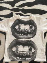 Threebooy Y2k American Streetwear Gothic T Shirt Printed Lip Shape Cropped Top Sexy Hot Girl Tight Top High Street Versatile Fashion
