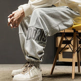 Threebooy 2024 New Letter Pattern Trousers Men's Casual Trousers Loose Trousers Winter Thickened Fleece Sweatpants Men's Sports Pants Men