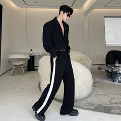 Threebooy Men's Elite Cropped Suit 2-Piece Set