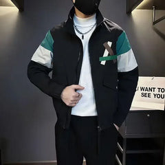 Threebooy Male Coats Casual Slim Fit Trendy Cold Joker Men's Jackets Korean Reviews Many Aesthetic Harajuku Cheap Sale Fast Delvery Y2k