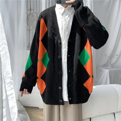Threebooy Male Clothes New in Sweaters Knitwear Luxury Clothing Cardigan Men Printed Sweater Men's Winter Sweater Sweatshirt