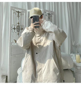 Threebooy Outerwear Loose Fitting Men Spring Jackets Men's Clothing Men's Korean Style Clothes Hoodie Popular Hooded Coats