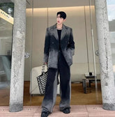 Threebooy Men's Two-Tone Denim 2-Piece Set