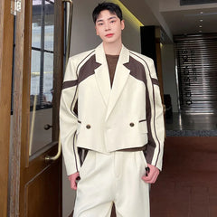 Threebooy Men's Ivory Casual 2-Piece Set