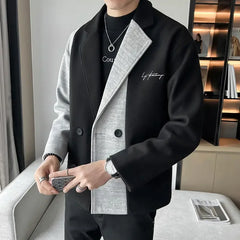 Threebooy Men's Overcoat Jackets Casual Male Coats Short Windbreaker Aesthetic Fast Delvery Deals Korean Reviews Many Vintage Harajuku Y2k