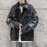 Threebooy Spring Jackets Men's Spring and Autumn Men's Clothing Coat Harajuku Streetwear Trendyol Fashion Coats cowboy Coat