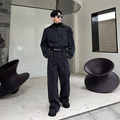 Threebooy Men's Noir Elite Denim 2-Piece Set