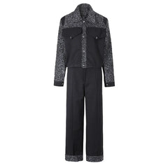 Threebooy Men's Cozy Wool 2-Piece Set