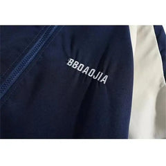 Threebooy Reflective Striped Jacket Men Hip Hop Streetwear Coat Zipper Up Jacket Windbreaker Harajuku Thin Coats Sports Black Blue