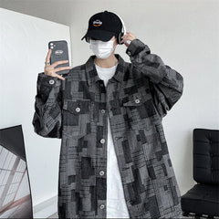 Threebooy Streetwear Casual Outerwear Men's Clothing Men's Korean Style Clothes Loose Fitting Harajuku Spring Jackets Popular Coats