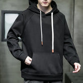 Threebooy Spring Autumn Hooded Sweatshirts Men Solid Hoodies Pullover Mens Harajuku Streetwear Fashion Casual Tops Hip Hop Sweatshirt Man