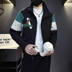 Threebooy Male Coats Casual Slim Fit Trendy Cold Joker Men's Jackets Korean Reviews Many Aesthetic Harajuku Cheap Sale Fast Delvery Y2k