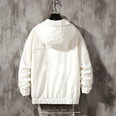 Threebooy Techwear Cargo Jacket Coat Men Hoodies Cardigan Male Hip Hop Spring Autumn Tops Korean Loose Streetwear Safari Style