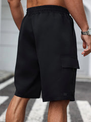 Threebooy plus Size Men's Workwear Shorts Suitable for Daily Outings Casual Trendy Street Style