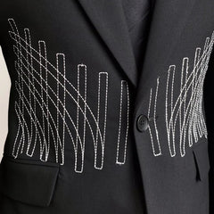 Threebooy High Quality Embroidery Patterns Suit Two Piece Wedding Party Suit Groom Banquet Suit Slim Costume Homme Mariage
