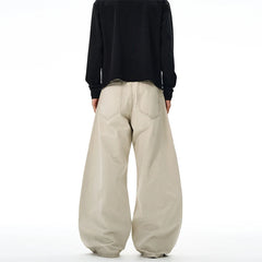 Threebooy Y2K American Baggy Pants Men's 100% Cotton Fashion Vintage Autumn Wide-leg Casual Trousers Oversize Loose Streetwear