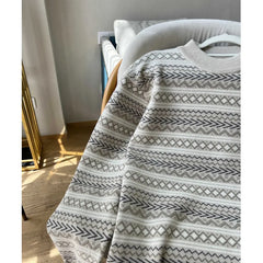 Threebooy Winter Sweaters Men Slim Fit Warm Fashion Retro Knitted Pullovers Men Korean Casual Long Sleeved Sweaters Mens Jumper Clothes