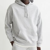 Threebooy 380GSM Oversized Thin Type Autumn Winter Casual Cotton Men Top Solid Color Hoodies Sweatshirt Streatwear