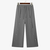 Threebooy Men Pants Korean Style Loose Joggers Trousers Men Streetwear Drawstring Fashion Men Long Pants Casual Solid S-5XL