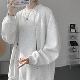 Threebooy Hoodie Mens Sweatshirt Fall Winter Loose Fit Crewneck Pullover Long Sleeve Casual Tops Outdoor Sportswear Streetwear Fashion